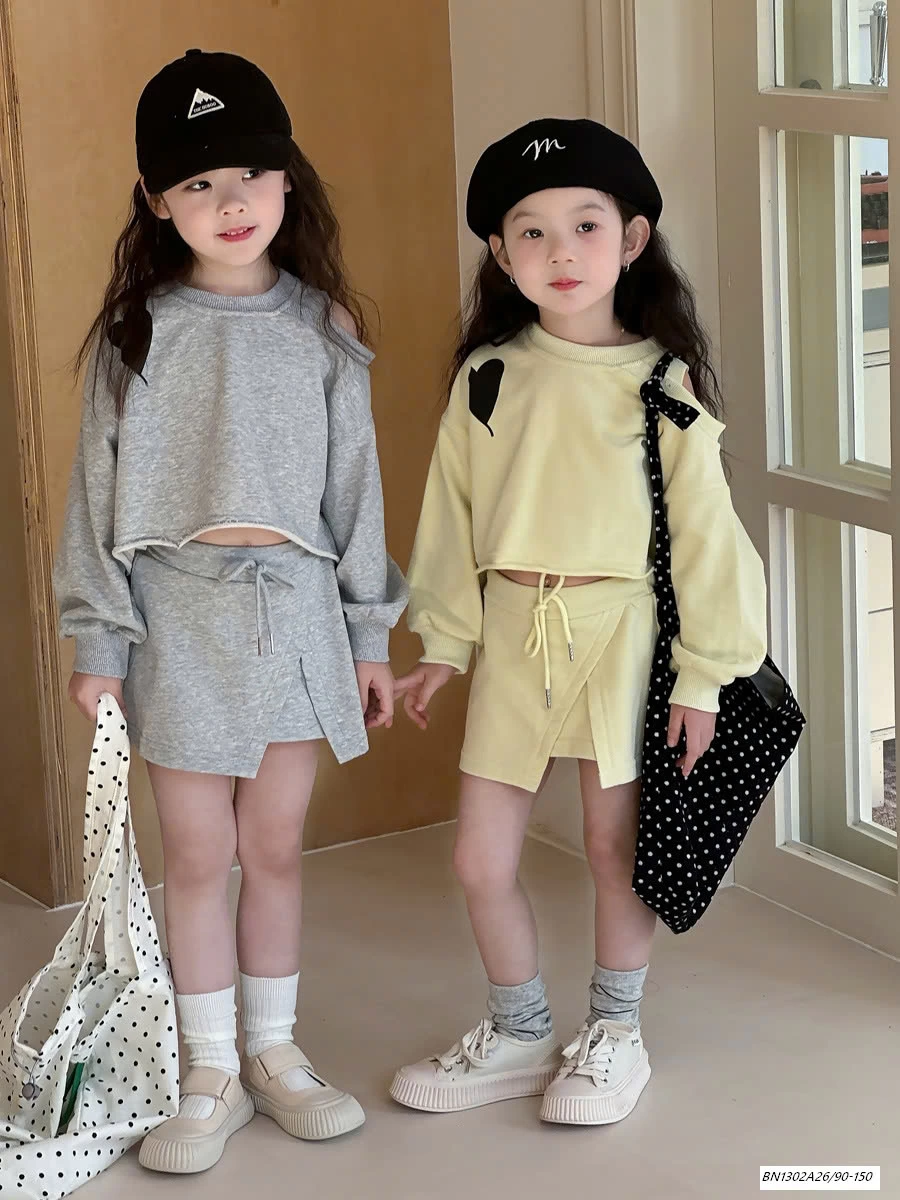 SÉT DA CÁ CROPTOP CV CHỮ A