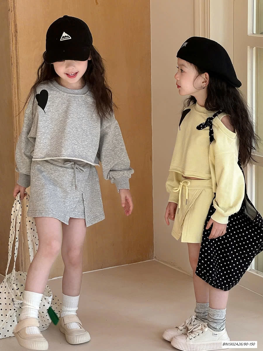 SÉT DA CÁ CROPTOP CV CHỮ A