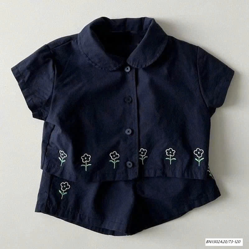 SÉT SƠ MI THÔ THÊU HOA