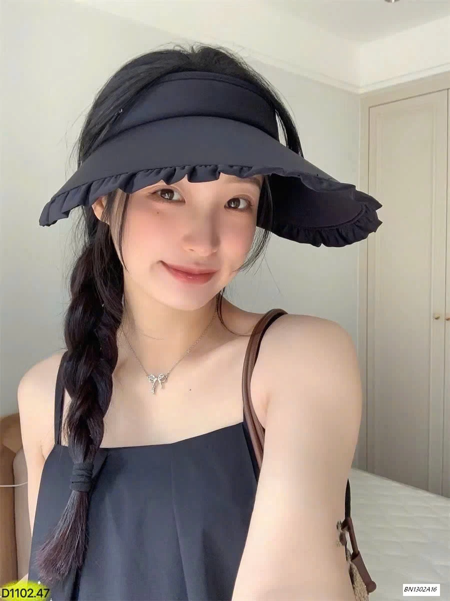 MŨ CHỐNG NẮNG VÀNH RỘNG VIỀN BÈO