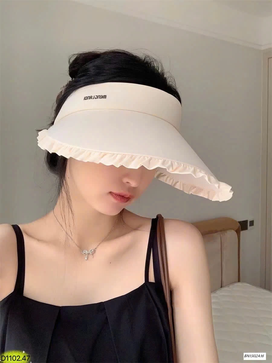 MŨ CHỐNG NẮNG VÀNH RỘNG VIỀN BÈO