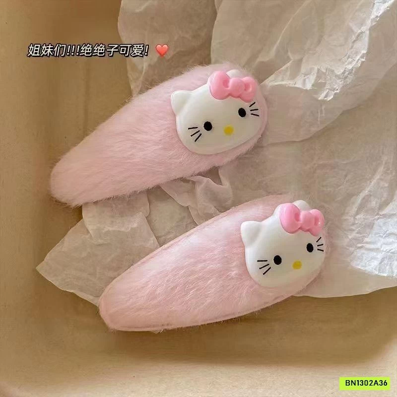 SÉT 14 KẸP TÓC KITTY HỒNG