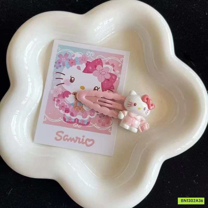 SÉT 14 KẸP TÓC KITTY HỒNG