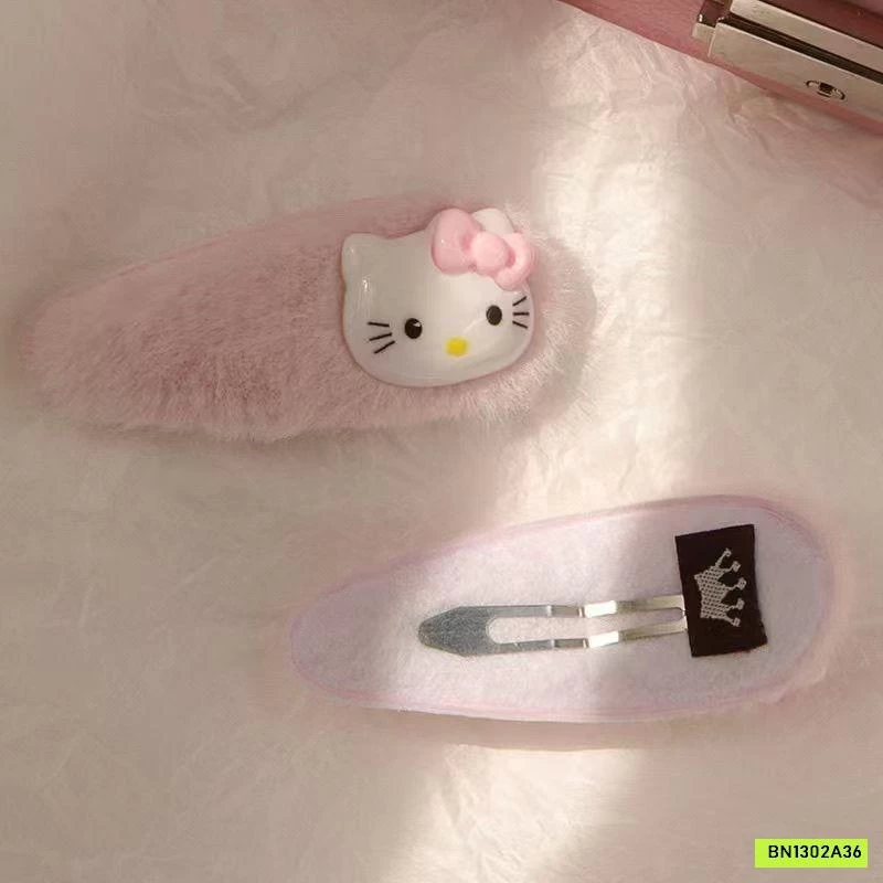 SÉT 14 KẸP TÓC KITTY HỒNG