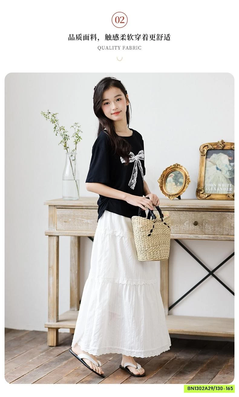 ÁO NƠ MIX CV DÁNG DÀI SZ ĐẠI