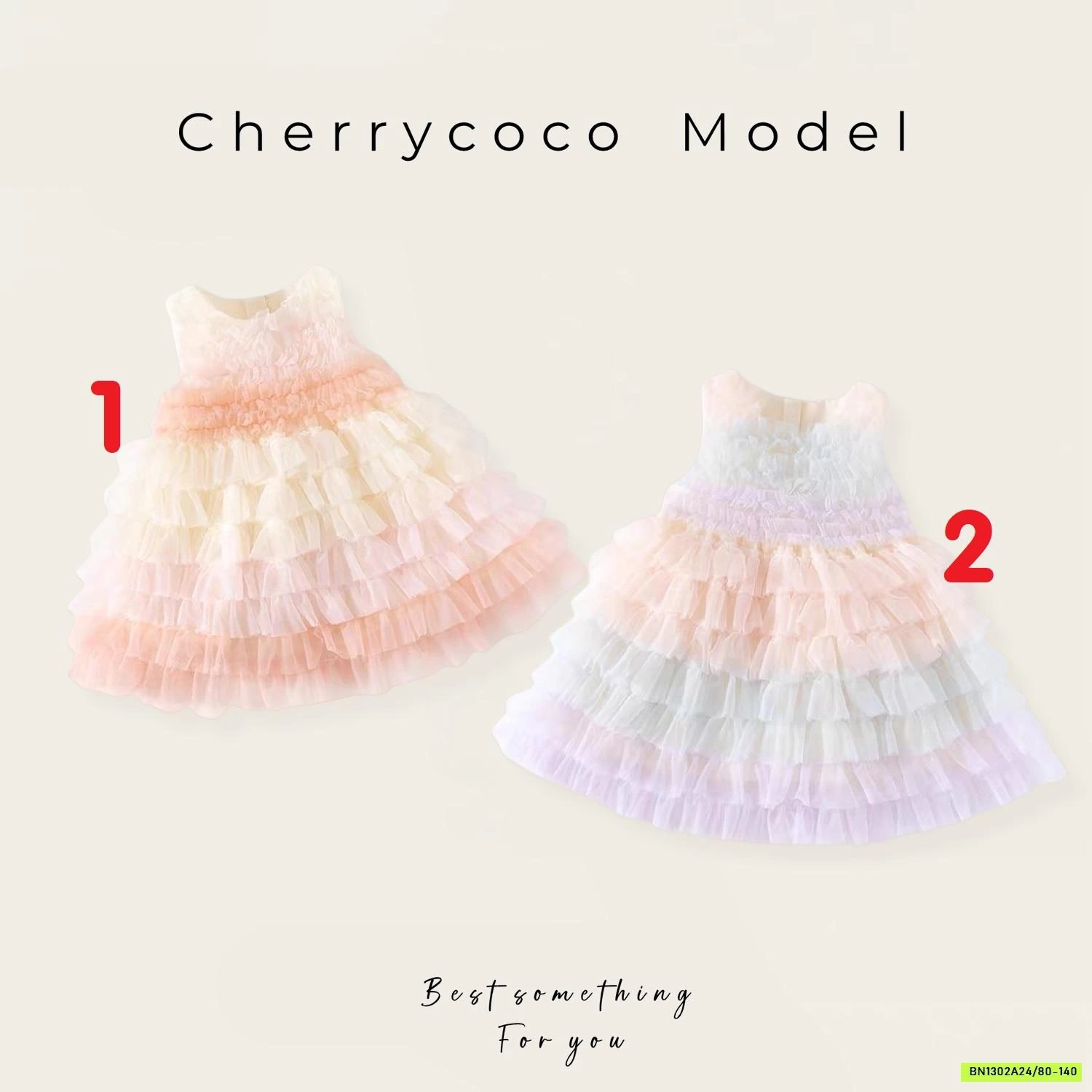 ĐẦM VOAN SẮC MÀU CHERRYCOCO