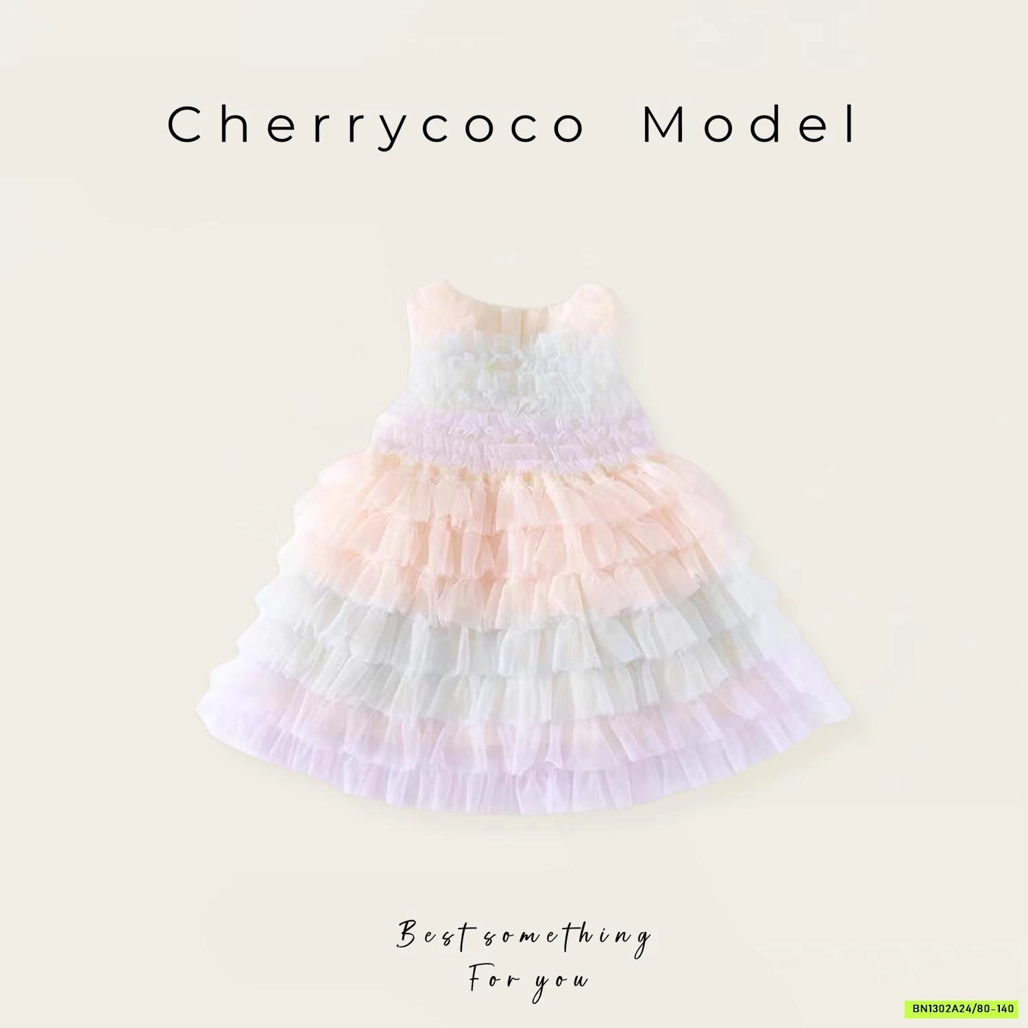 ĐẦM VOAN SẮC MÀU CHERRYCOCO