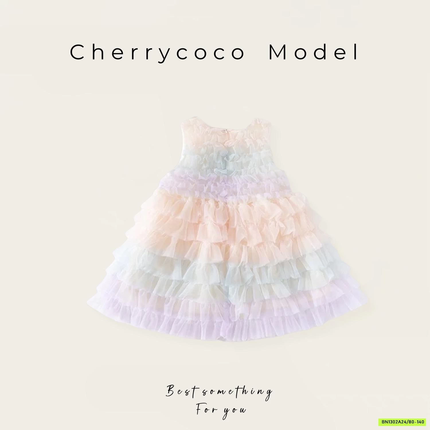 ĐẦM VOAN SẮC MÀU CHERRYCOCO