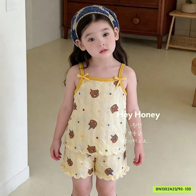 SÉT BỘ 2 DÂY THUN GIẤY HOA NHÍ