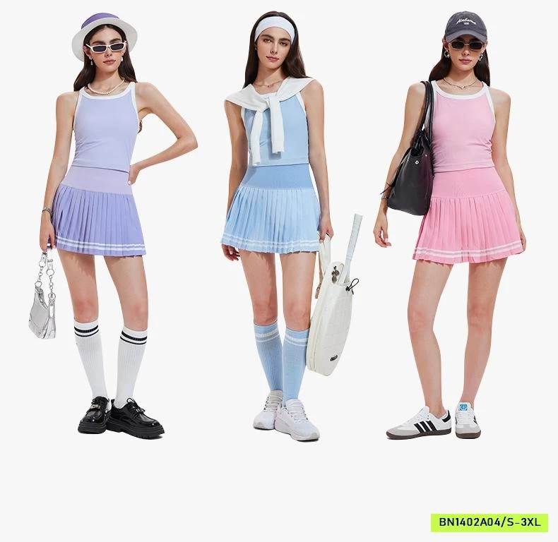 CHÂN VÁY THỂ THAO XẾP LY