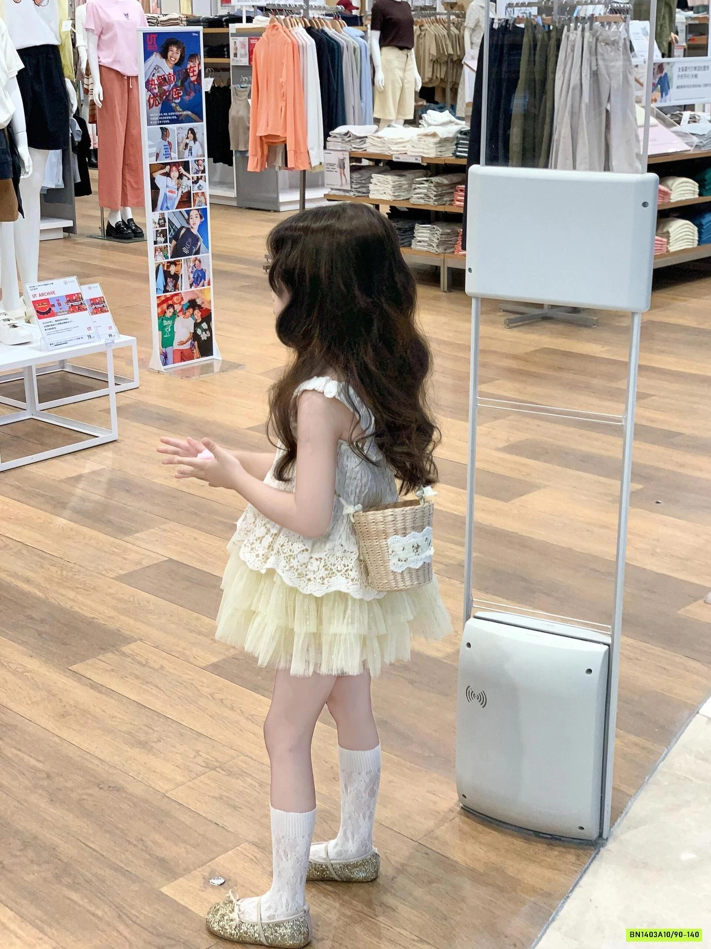 ÁO 2 DÂY MIX CV TUTU XẾP TẦNG