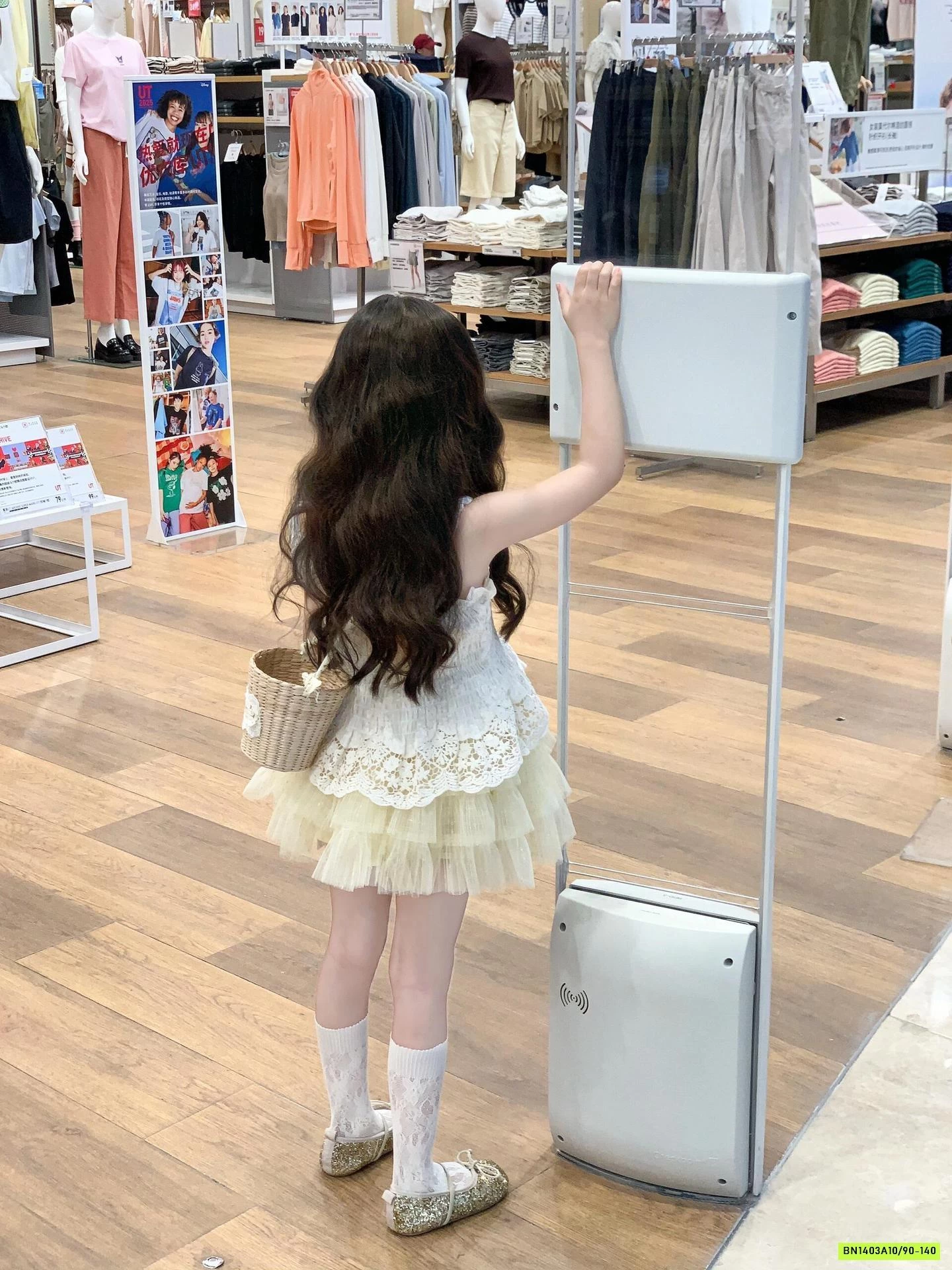 ÁO 2 DÂY MIX CV TUTU XẾP TẦNG