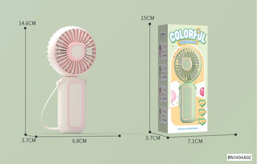 QUẠT MINI ĐEO CỔ CỎ TAY CẦM