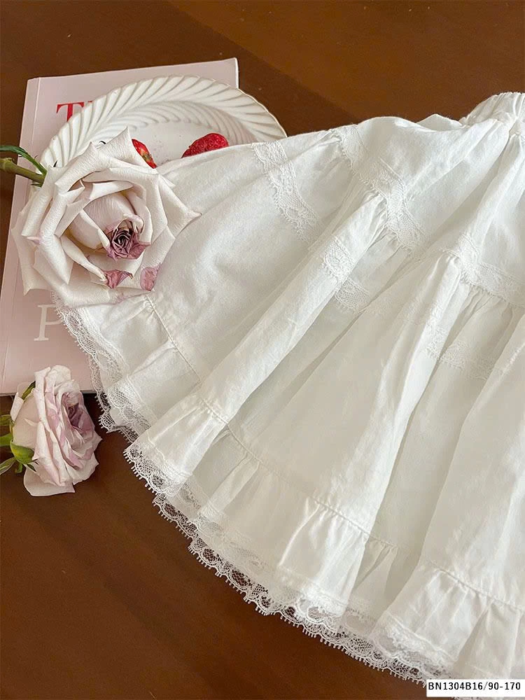 CHÂN VÁY REN TẦNG AMBB 25A001