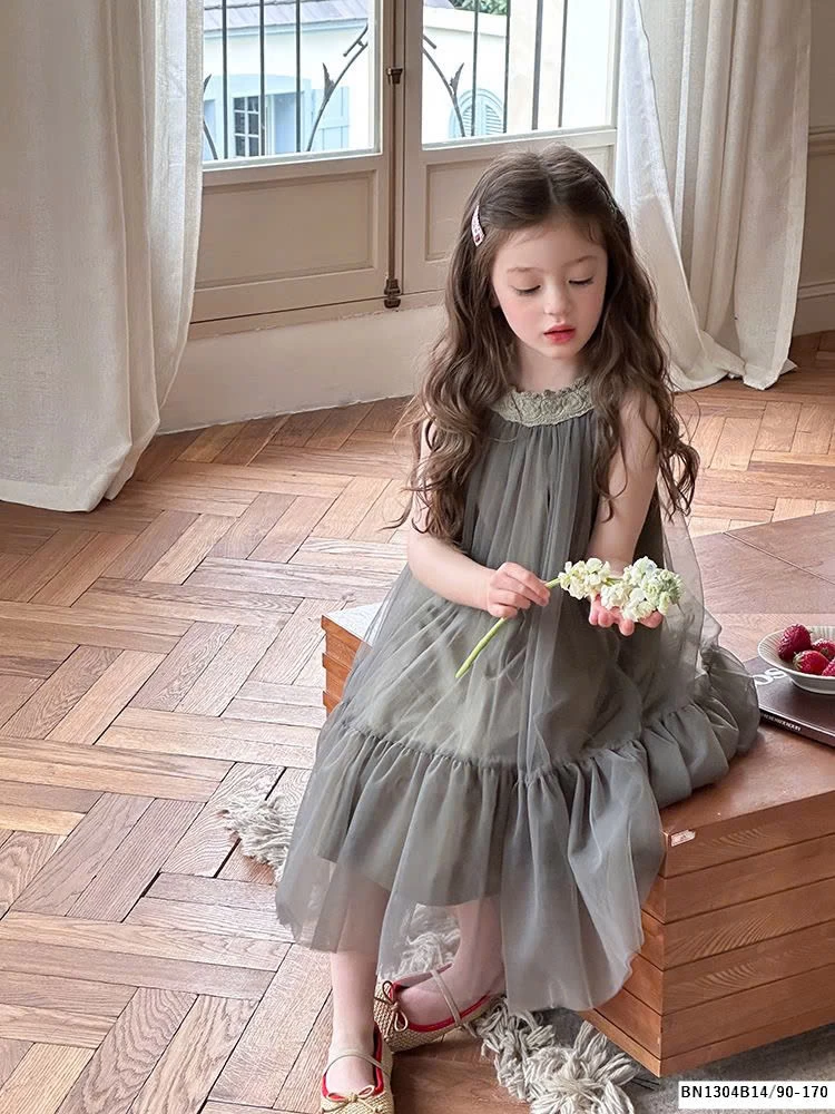 ĐẦM VOAN CỔ YẾM AMBB  25B031