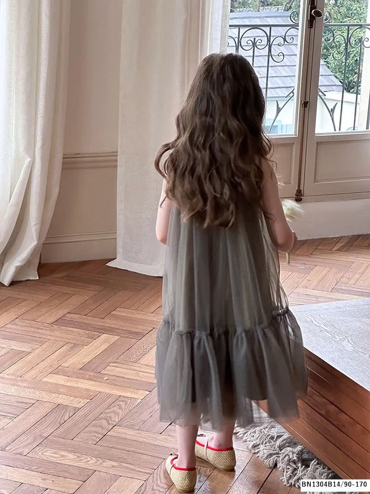 ĐẦM VOAN CỔ YẾM AMBB  25B031