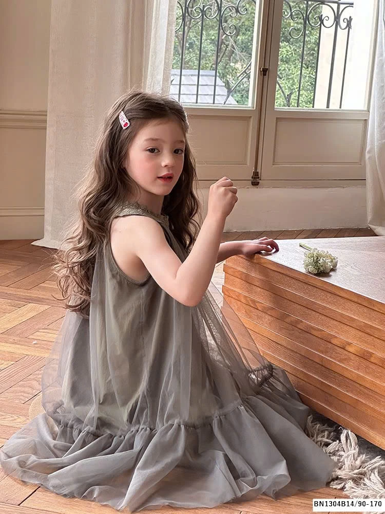 ĐẦM VOAN CỔ YẾM AMBB  25B031