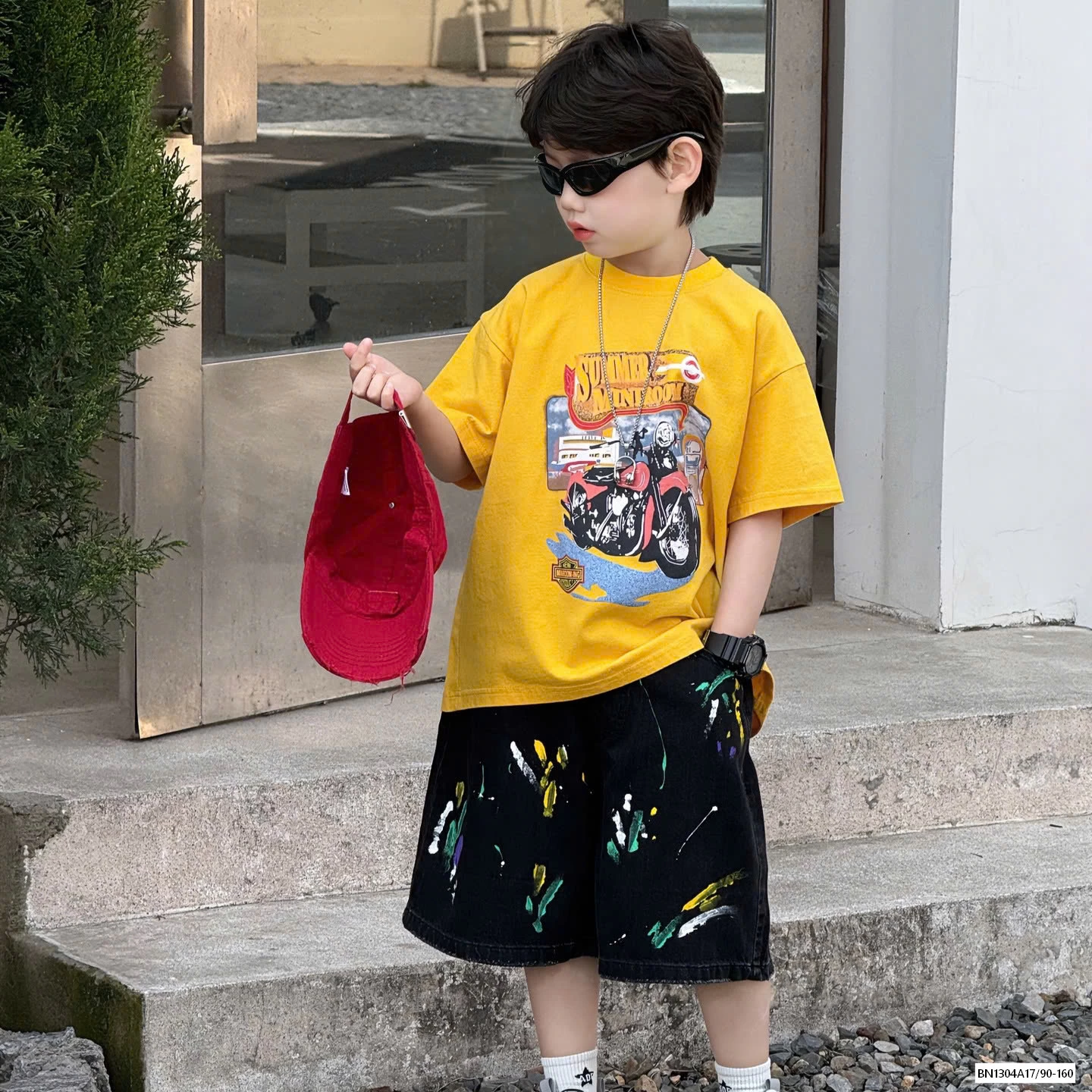 SHORT JEANS VẢY SƠN