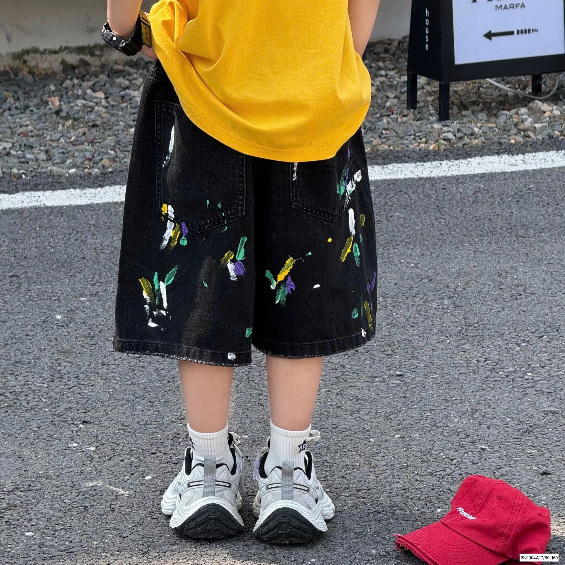 SHORT JEANS VẢY SƠN