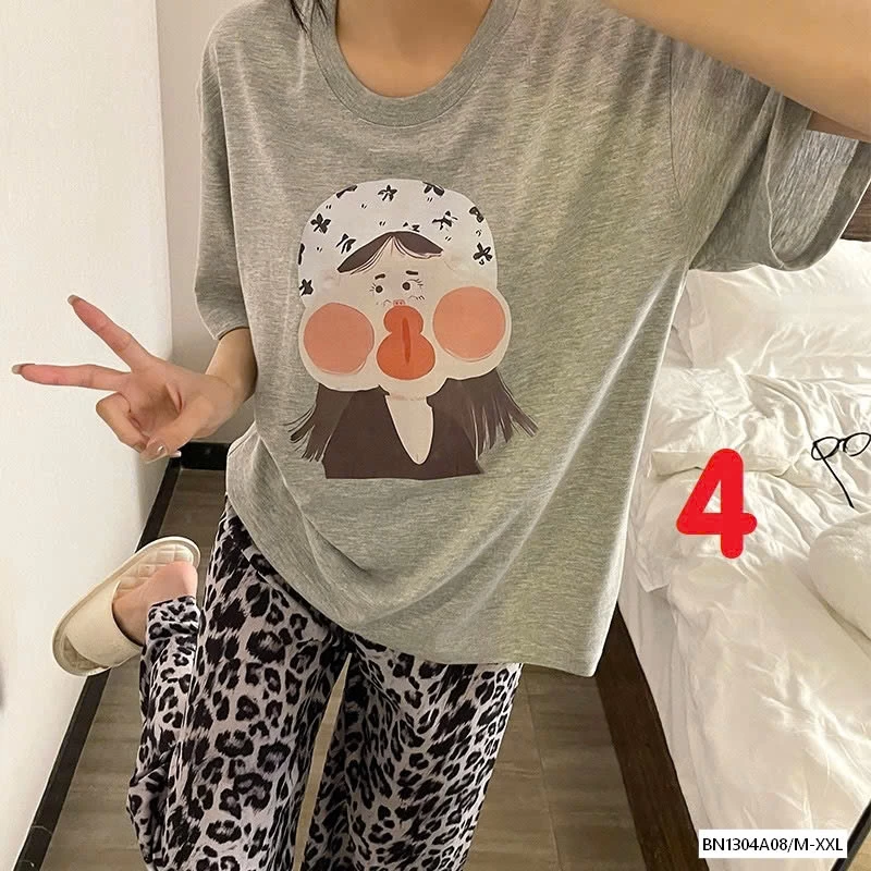 BỘ ÁO NGẮN DÀI TAY KITTY