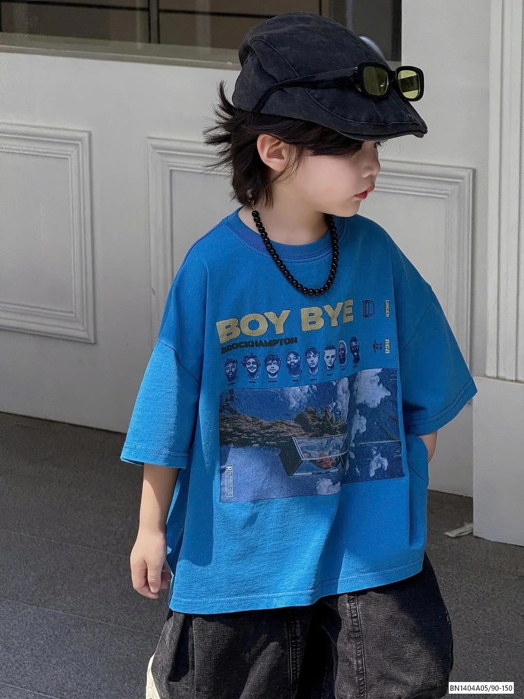 ÁO THUN XANH BOY BEY