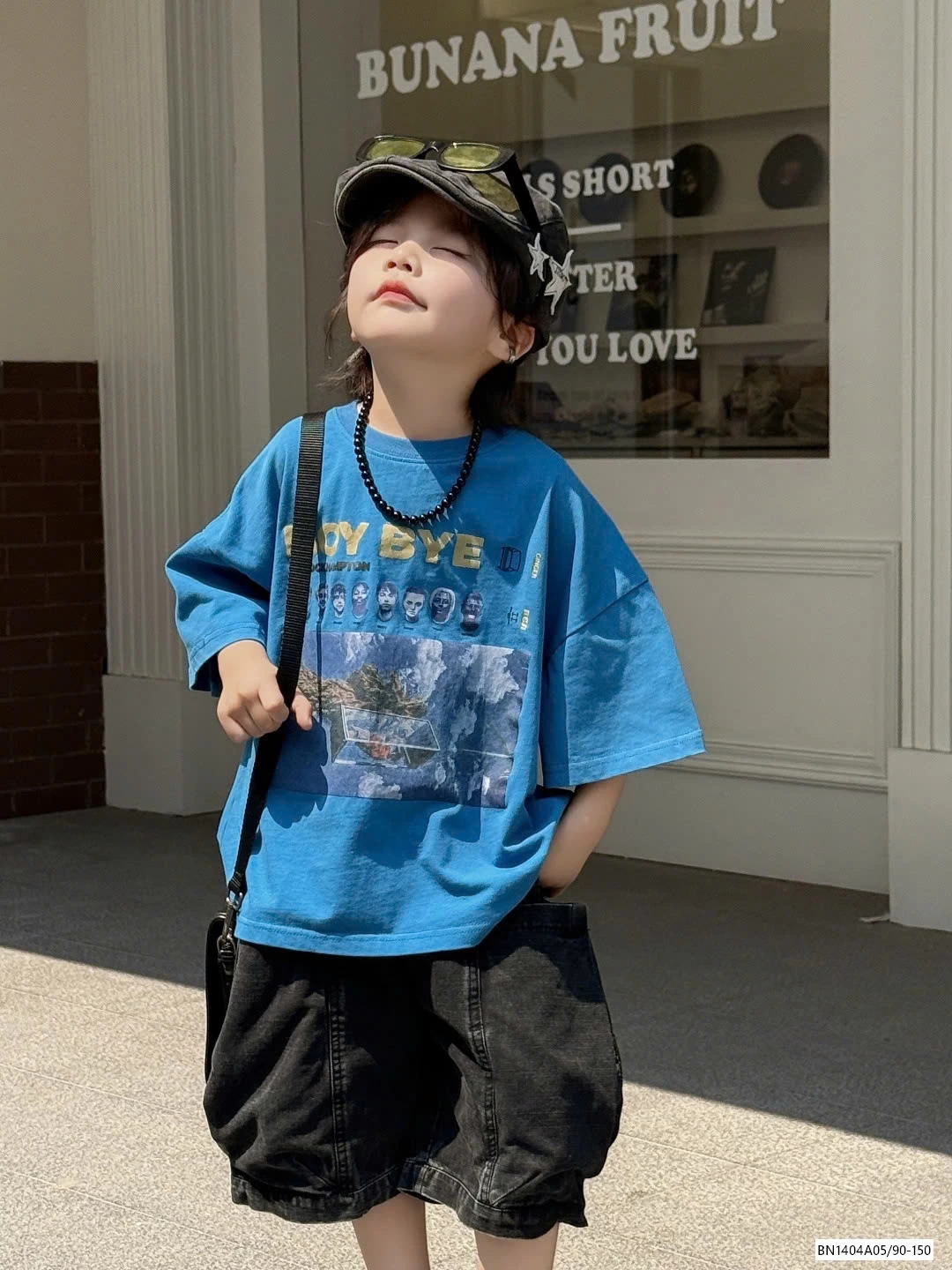 ÁO THUN XANH BOY BEY