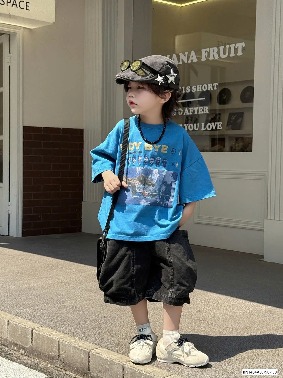 ÁO THUN XANH BOY BEY