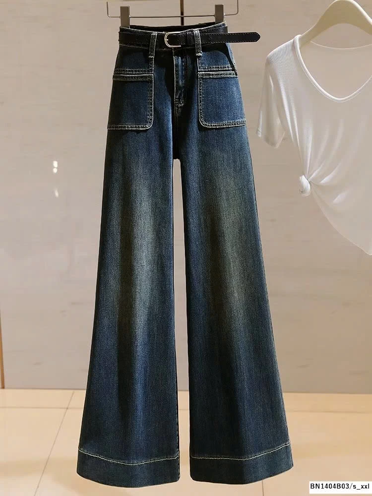 QUẦN JEAN SUÔNG ỐNG LOE