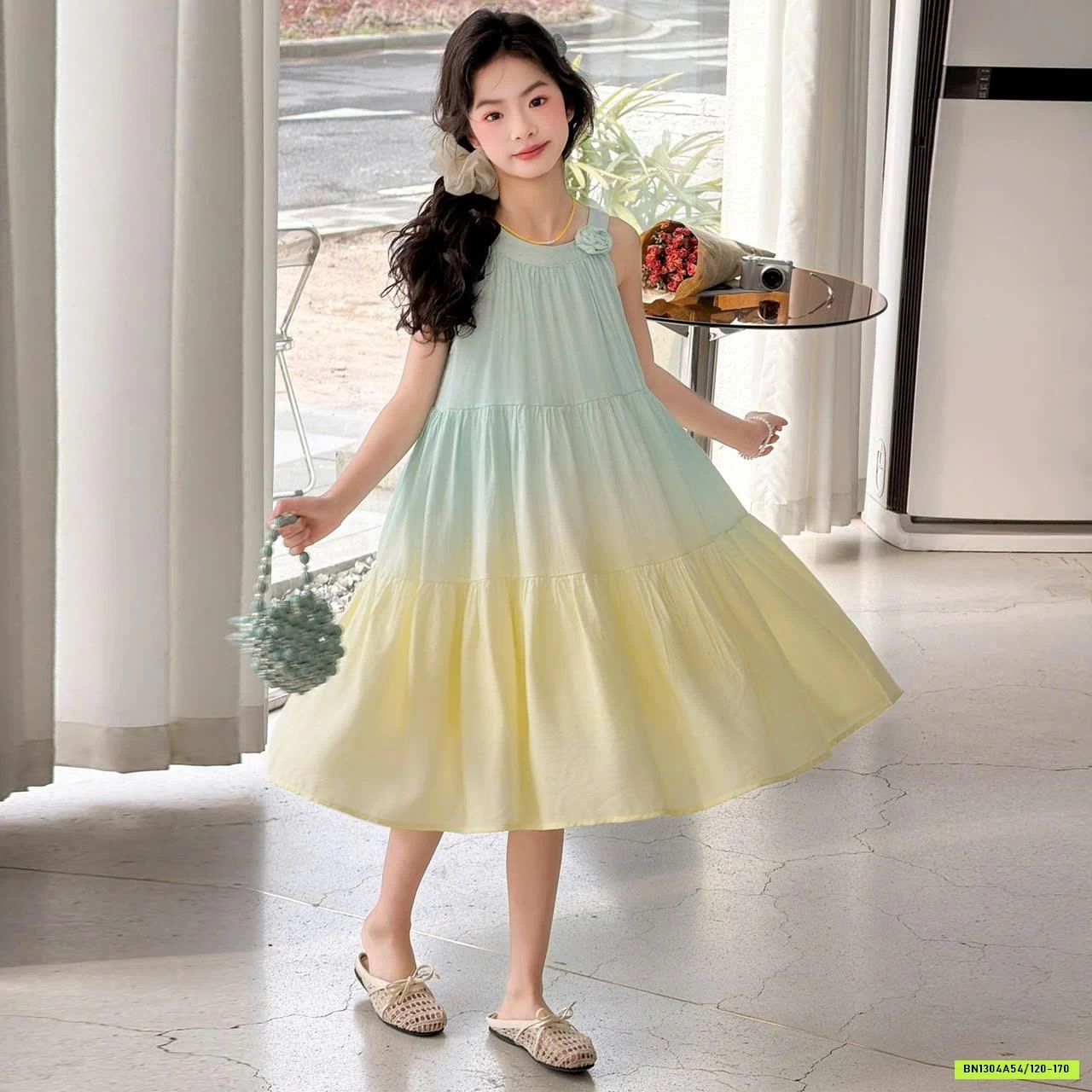 MAXI LOANG CỔ YẾM SZ ĐẠI