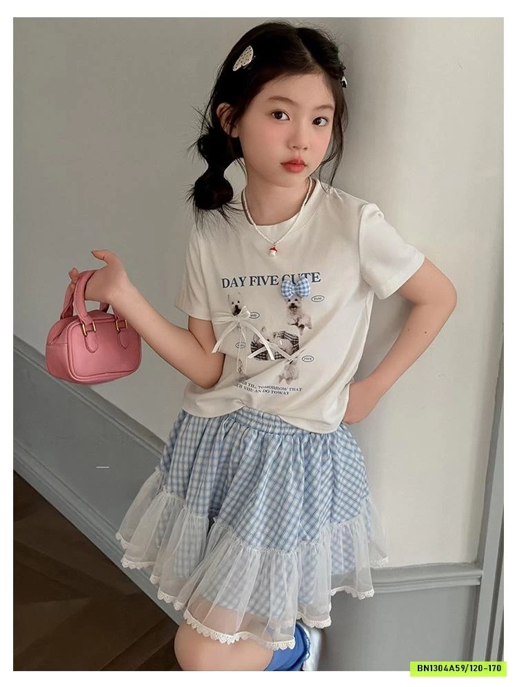 SÉT ÁO NƠ MIX CV CARO XANH