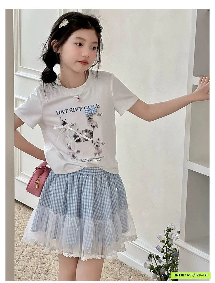 SÉT ÁO NƠ MIX CV CARO XANH