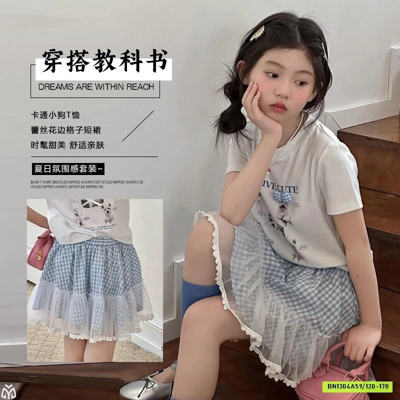 SÉT ÁO NƠ MIX CV CARO XANH