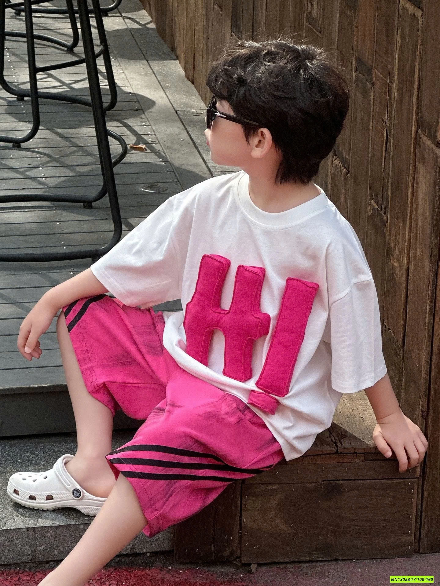 SÉT HỒNG GẮN CHỮ H.I NỔI