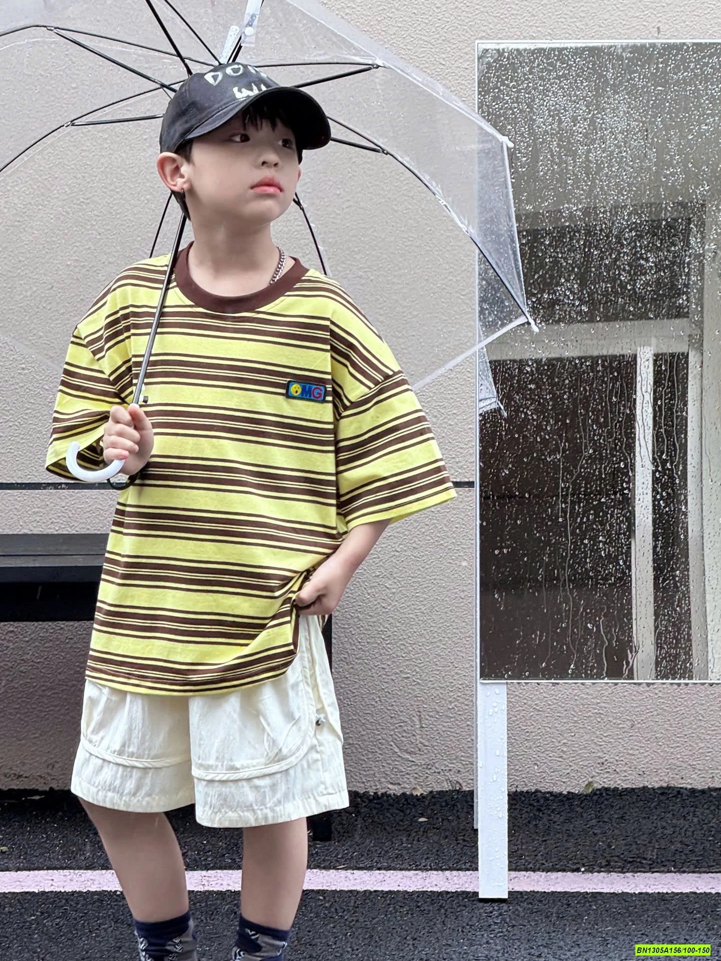 ÁO THUN KẺ MIX SHORT GIÓ