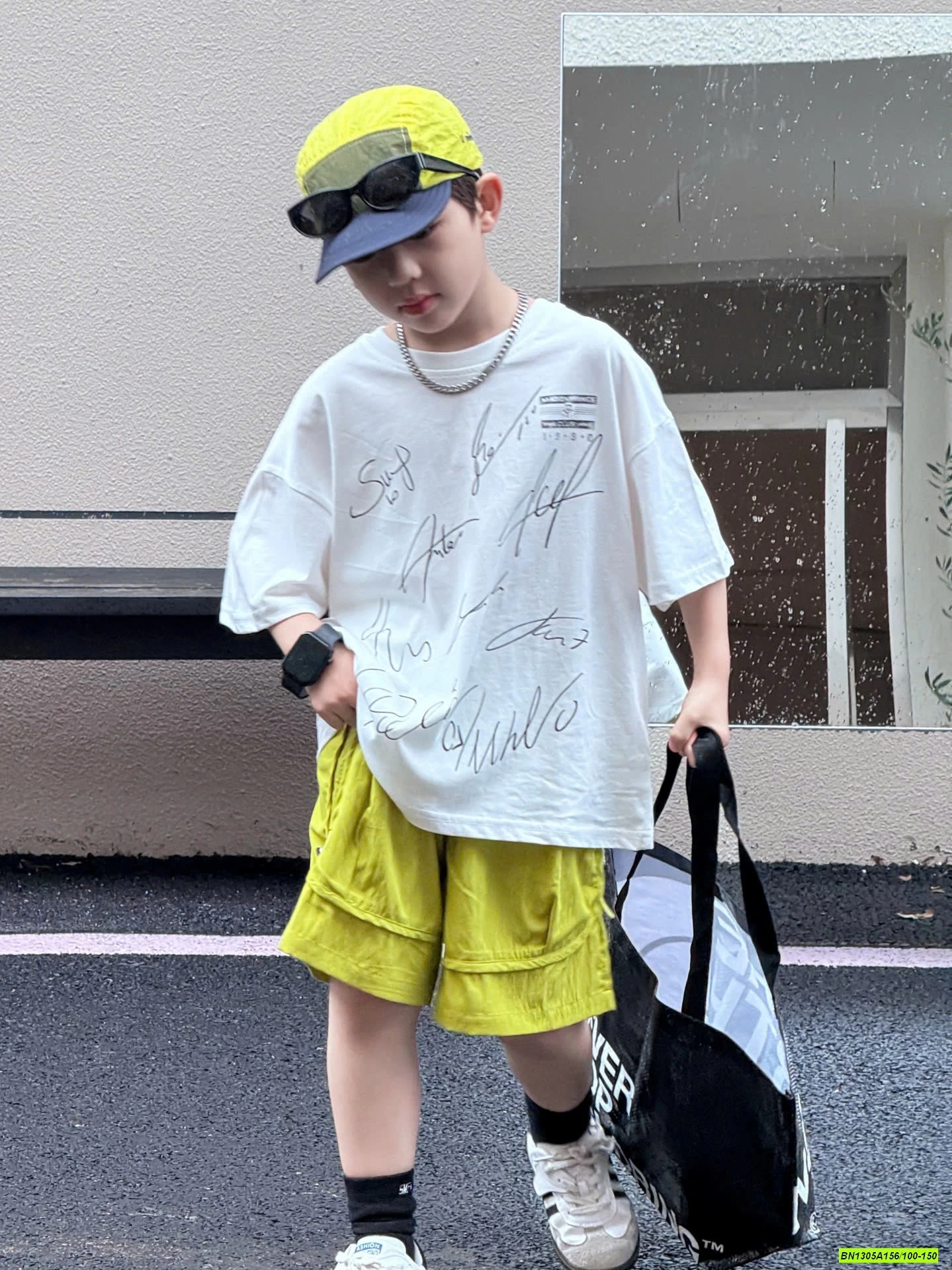 ÁO THUN KẺ MIX SHORT GIÓ