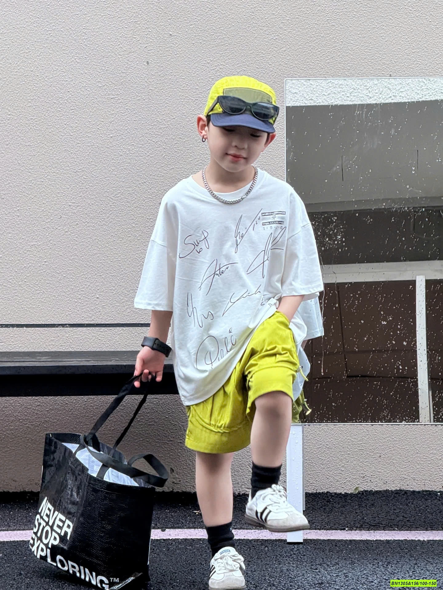 ÁO THUN KẺ MIX SHORT GIÓ