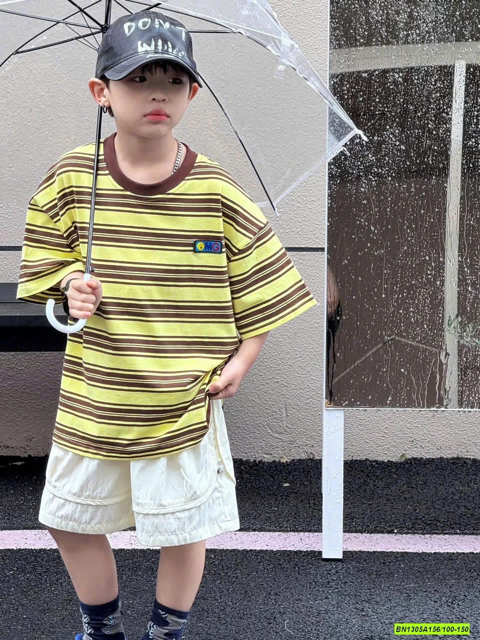 ÁO THUN KẺ MIX SHORT GIÓ