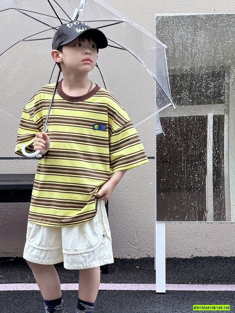 ÁO THUN KẺ MIX SHORT GIÓ