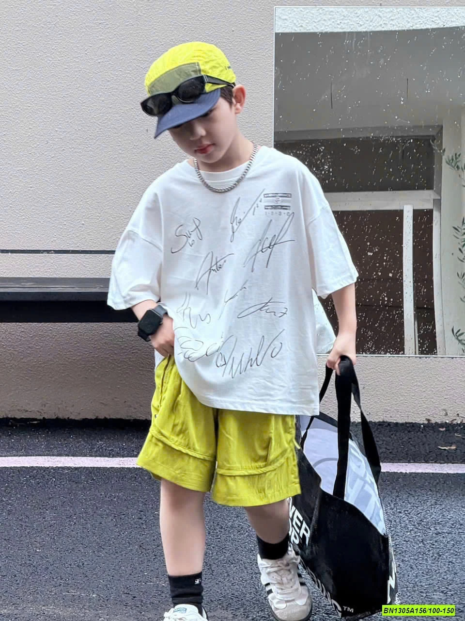 ÁO THUN KẺ MIX SHORT GIÓ