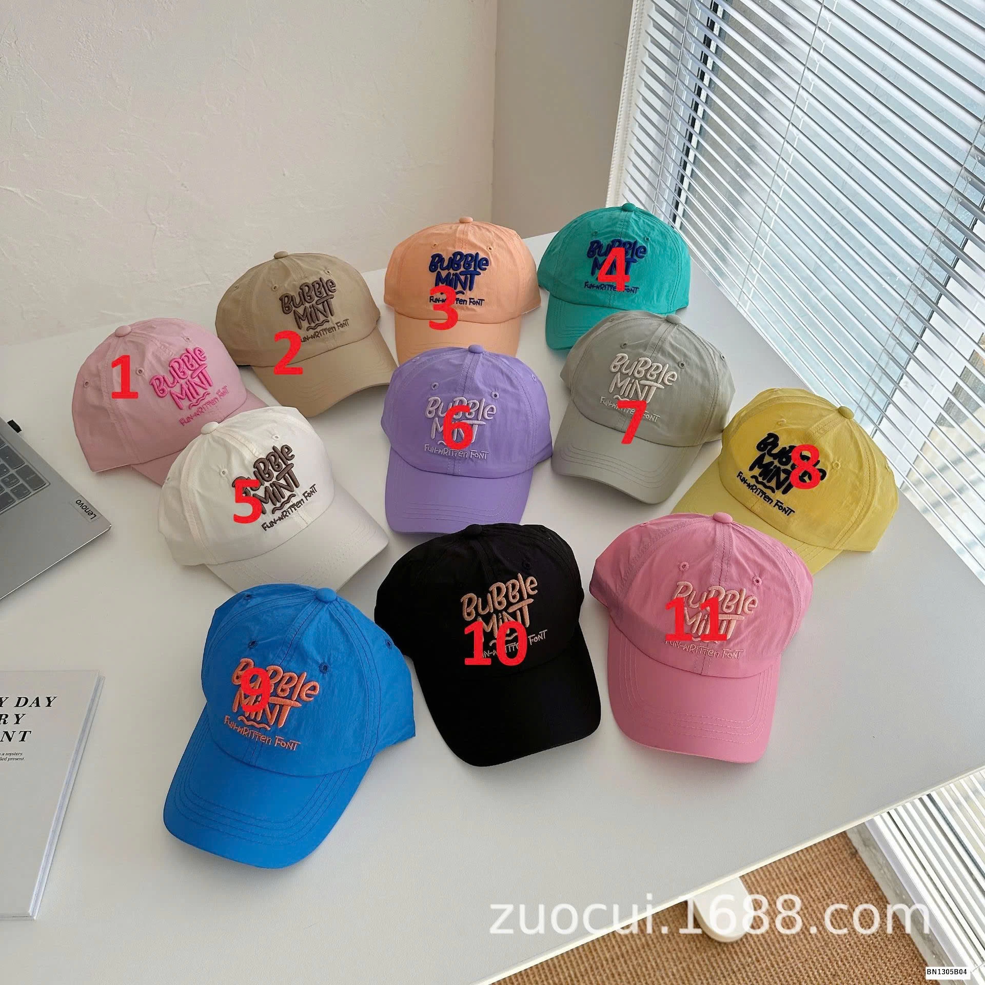 MŨ LƯỠI TRAI CHỮ BUBBLE