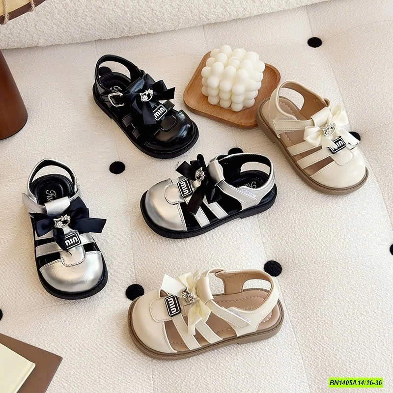 SANDAL MIN GẮN TAG KITTY NƠ
