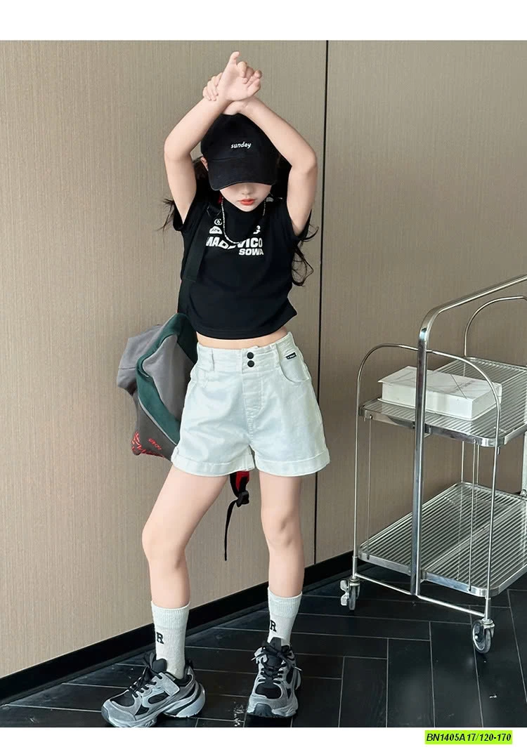 SÉT CROPTOP MIX SHORT CẠP CAO SZ ĐẠI