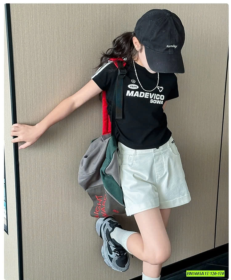 SÉT CROPTOP MIX SHORT CẠP CAO SZ ĐẠI