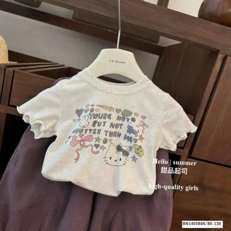SET ÁO THUN KITTY MIX QUẦN BOOM