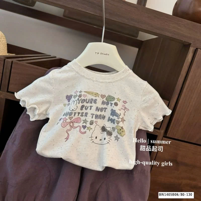 SET ÁO THUN KITTY MIX QUẦN BOOM
