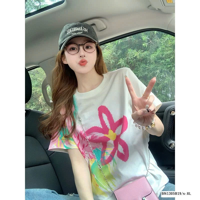 ÁO PHÔNG HOA SẮC MÀU TRẺ TRUNG