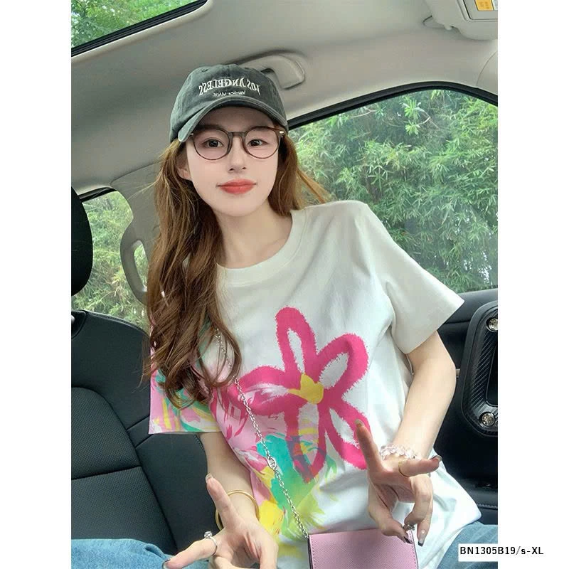 ÁO PHÔNG HOA SẮC MÀU TRẺ TRUNG