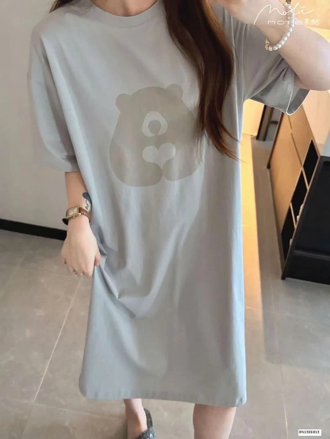 ĐẦM NGỦ COTTON HÌNH GẤU
