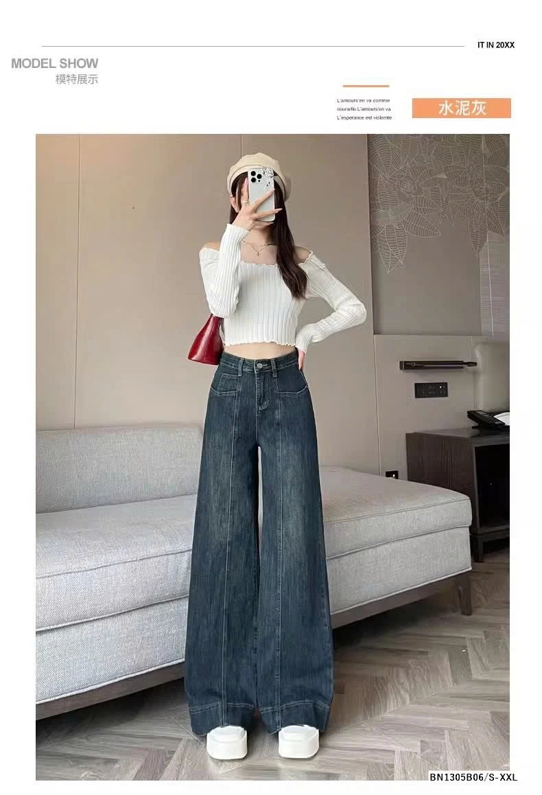 QUẦN JEAN XUÔNG VIỀN GÂN