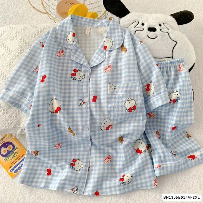 BST PIZAMA CỘC TAY DỄ THƯƠNG